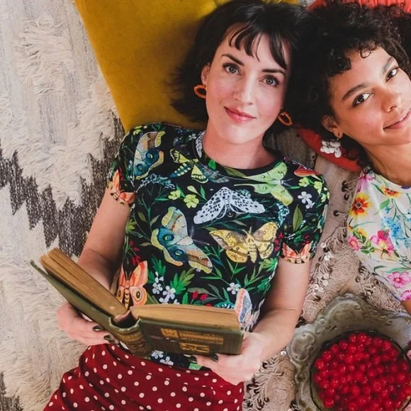 Katie Daisy “Night Garden” tee - Picture 4 of 4